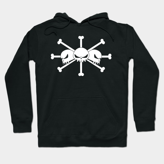 Kurohige Pirates Jolly Roger Hoodie by onepiecechibiproject